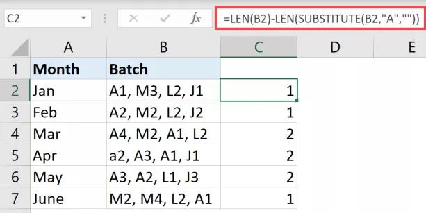 Hướng dẫn cách đếm các ký tự trong một ô (hoặc phạm vi ô) trong Excel